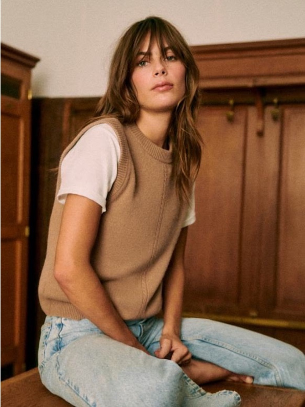 Sezane Tomi Knit Vest- NWT